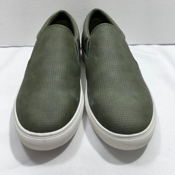 Alfani Men's Thomas Slip-on Sneakers Green US 10M  Manmade Faux-Suede - No Box - Picture 2 of 8
